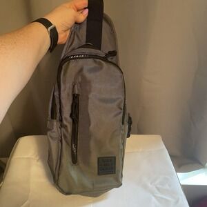 SAVE THE OCEAN SUSTAINABLE SLING BAG OLIVE GREEN CROSSBODY PURSE